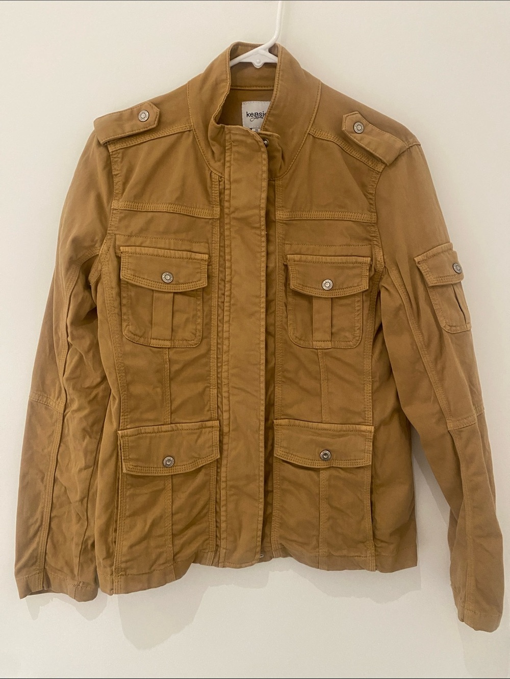 EUC Kensie Dark Tan Utility Jacket Size M